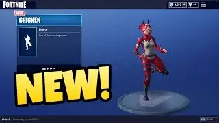 NEW CHICKEN EMOTE/DANCE! Fortnite New Item Shop! Battle Royale!