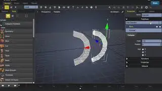 Using bend, twist and taper in Clara.io