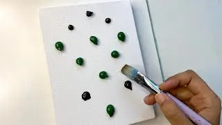 Acrylic painting tutorial/ how to paint roses/ acrylic painting for beginners tutorial