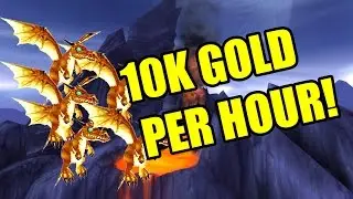 World of Warcraft How To Make Gold Farming Spot Bronze Whelpling