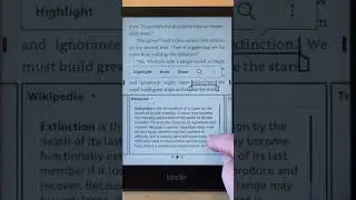 How To Use Your Kindle’s Dictionary + Wikipedia!