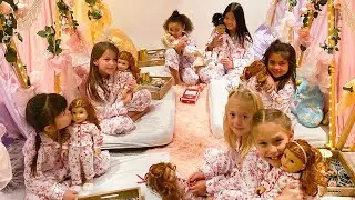 Sleepover Party Games!  Bestie vs Dance Besties.