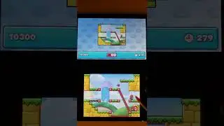 1-2 100% Speedrun - 0:22 (15860) (3DS) | Mario vs. Donkey Kong: Tipping Stars