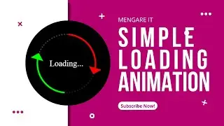 Simple Loading Animation HTML CSS 2023 | CSS Loading Animation | CSS ANIMATION | Pure CSS 2023