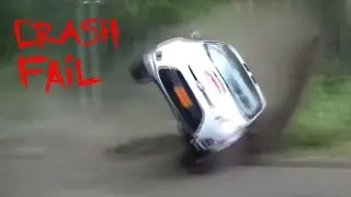 Most compilation crazy dangerous rally fail and crashes HD under 2021