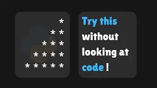 Python Pattern: Right-Aligned Triangle of Stars | VS Code