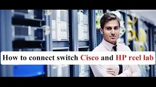 how to connect switch cisco and HP reel lab