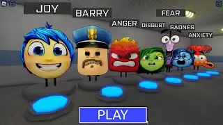 Escaping from INSIDE OUT 2 BARRY'S PRISON RUN! And BECAME an ALL MORPHS