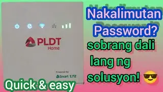 Ano ang dapat gawin kapag nakalimutan mo ang password ng PLDT home prepaid | Reset modem