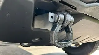 2024 Bronco Rough Country Tow Hook Bracket & Forged D Ringe Shackle Install & Review