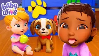 Jouer avec le chiot Gordon 👶 Famille Enfants Dessins animés 💖 Baby Alive Officiel |