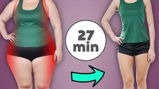20 Minute Full Workout for Belly, Side, and Thigh Fat