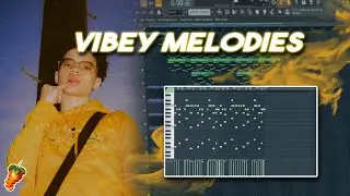 In 3 mins HOW TO MAKE VIBEY MELODIES FOR LIL MOSEY *FROM SCRATCH | FL STUDIO TUTORIAL
