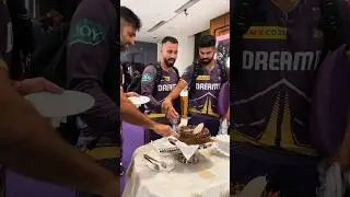 Post match celebration of 