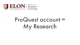 Creating Alerts in a ProQuest Database: Finding SoTL Research