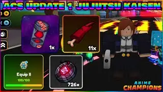 First ACS Update | Anime Champions Simulator (Roblox)