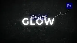 COOL GLOW Text Effect in Premiere Pro | Easy & Simplified Tutorial