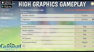Genshin Impact Mobile | High Graphics Settings Gameplay