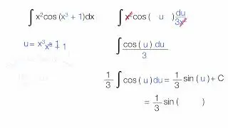Integration  Substitution  u substitution Example 3