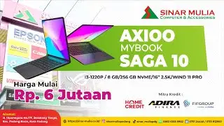 Laptop 6 Jutaan 10-Core Kencang dengan Layar Beresolusi 2,5K -  Axioo MyBook SAGA 10