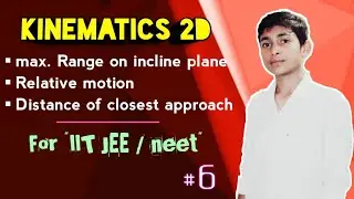 JEE : Kinematics | class 11 | IIT JEE Physics | Relative motion in 2D | Distance of closest approach