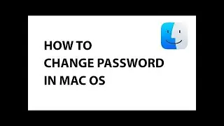 How to Change Password in MacOS | Big Sur