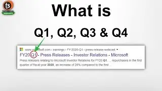 What is Q1, Q2, Q3 & Q4 | Technical Siddharth