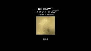 QLOCKTWO CREATOR'S EDITION GOLD #QLOCKTWO #creatorsedition #artwork