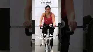 20 Minute HIIT Spin Class with Cat Kom of Studio SWEAT onDemand - Take the challenge. Feel the burn!