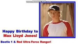 Happy Birthday to the Badass Max Lloyd Jones!!