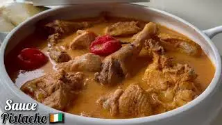 Ivorian-style pistachio sauce