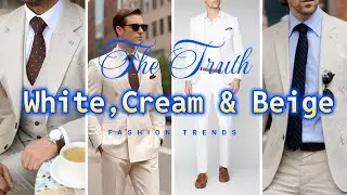 🕴️ The Truth About White, Cream, and Beige Suits | Light-Colored Suit Styling Guide for Men