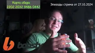 Эпизоды из стрима от 27.10.2024 на платформе boosty!