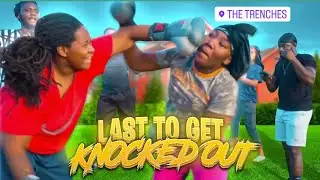 Last To Get Knocked Out in the hood #lasttogetknockedout #gunsdownglovesup