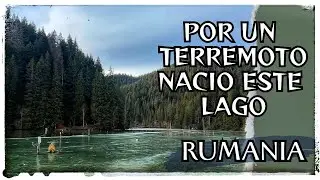 THIS IS THE RED LAKE OF ROMANIA 🇷🇴 FROZEN 🏔