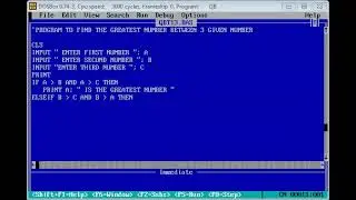 Find Greatest Between 3 No.  ||  QBT - 11