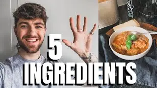5 INGREDIENT MEALS | VEGETARIAN EASY AND QUICK MID WEEK RECIPES | COOK #WITHME | LUKE CATLEUGH