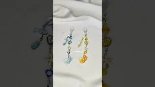 брелок из бусин с рыбками #брелок #бусины #beading #beads #handmade #пины #пин #ручнаяработа