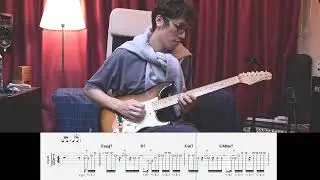 【With Tab】One Day (어떤 하루) guitar solo - PATEKO(파테코) Feat. Colde