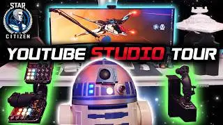 My Star Citizen Gaming Setup & YouTube Studio Tour!