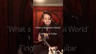 What a Wonderful World | Fingerstyle Guitar #fingerstyleguitar #shorts