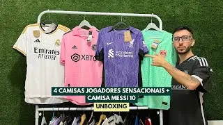UNBOXING TAILANDESAS 1:1 - VERSÕES JOGADORES LANÇAMENTOS 23/24 E CAMISA INTER DE MIAMI MESSI 10