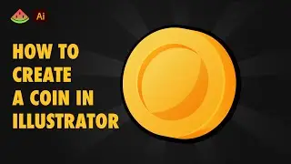 🪙 How to make an INCREDIBLE Coin Vector in ILLUSTRATOR!