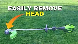 How to Remove Greenworks String Trimmer Head
