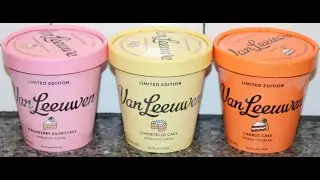 Van Leeuwen Strawberry Shortcake, Limoncello Cake & Carrot Cake Review