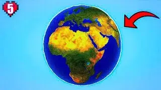 I Built a planet in Minecraft Hardcore