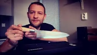 Suncraft Twisted Octagon Chef 200mm. Unboxing.