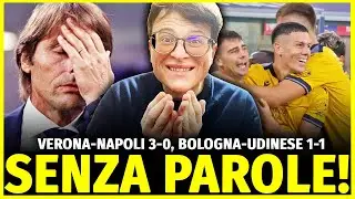 CLAMOROSOOOO! CLAMOROSOOO! CLAMOROSOOO! VERONA-NAPOLI 3-0!! CONTE MALISSIMO! BOLOGNA-UDINESE 1-1