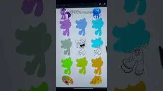 ⍰ 🪼🎨🧀 Emoji Color Mixing Palette The Smiling Critters | Poppy PlayTime 