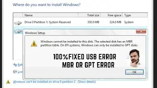 windows cannot be installed to this disk the selected disk is of the gpt